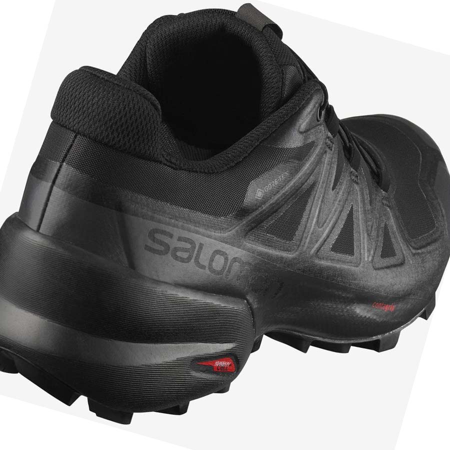 Salomon SPEEDCROSS 5 GORE-TEX Erkek Patika Koşu Ayakkabısı Siyah | TR 3510BEX